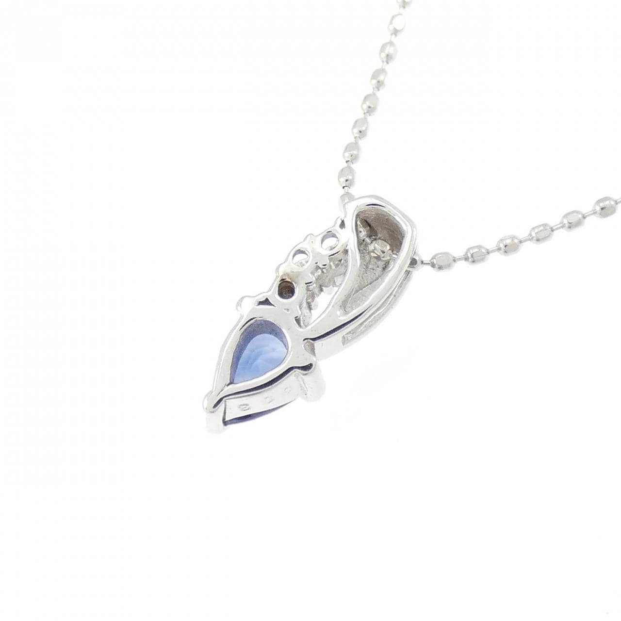 K18WG サファイヤ ネックレス