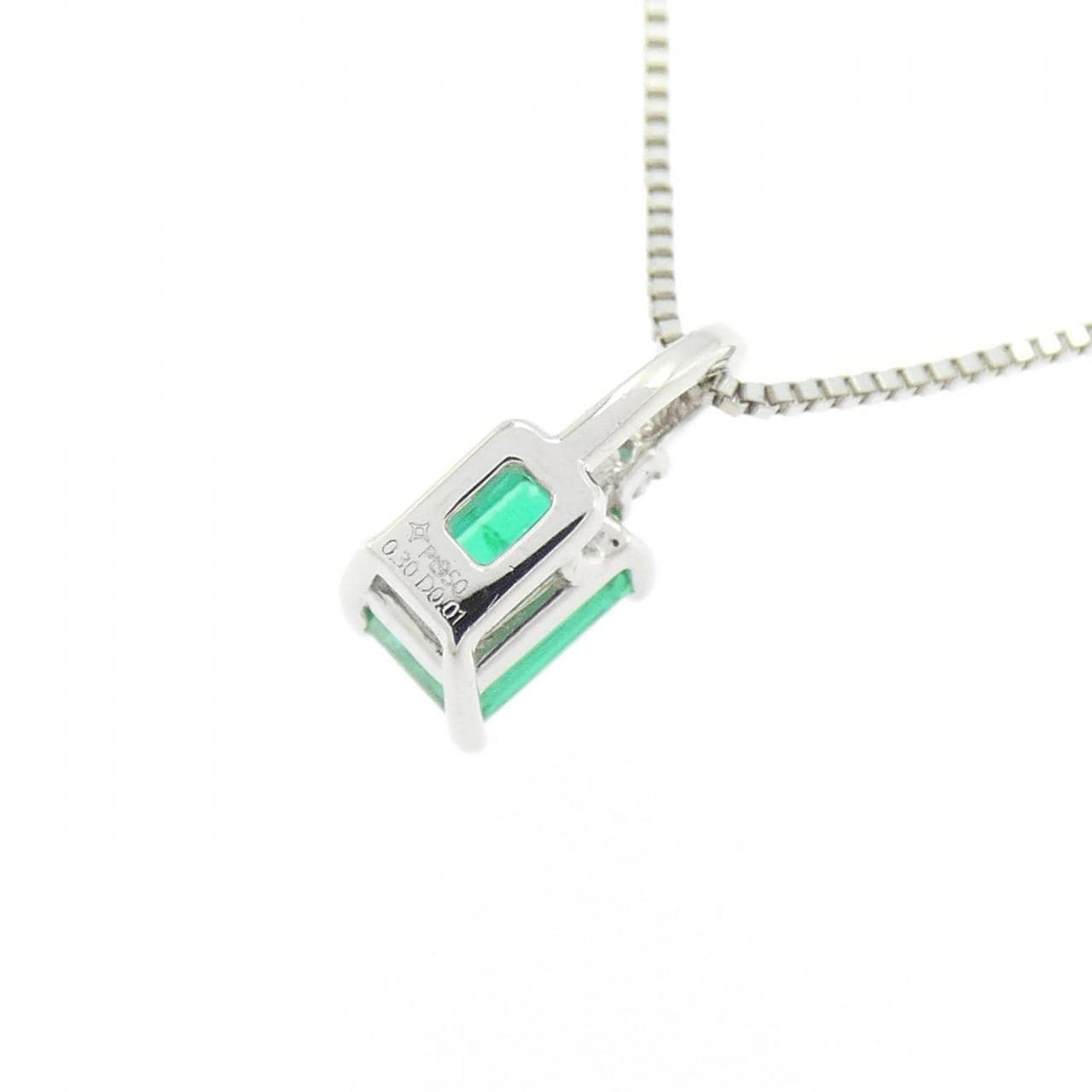 GSTV エメラルド ネックレス 0.30CT