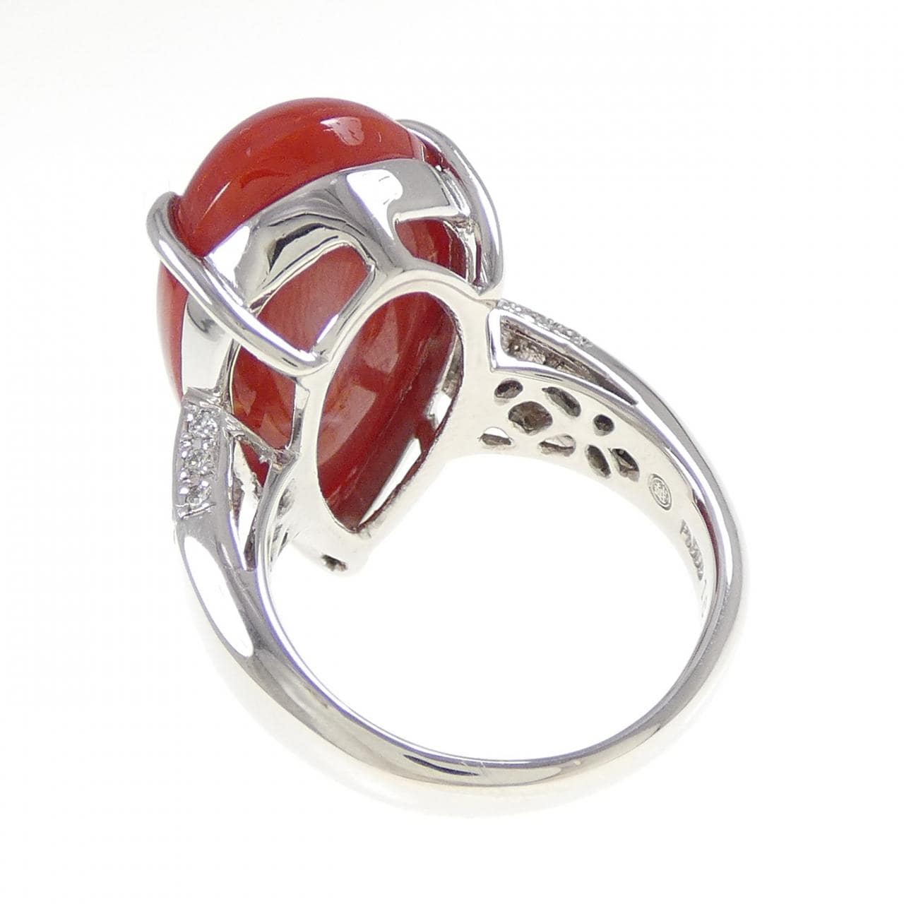 PT900 サンゴ リング 16.37CT