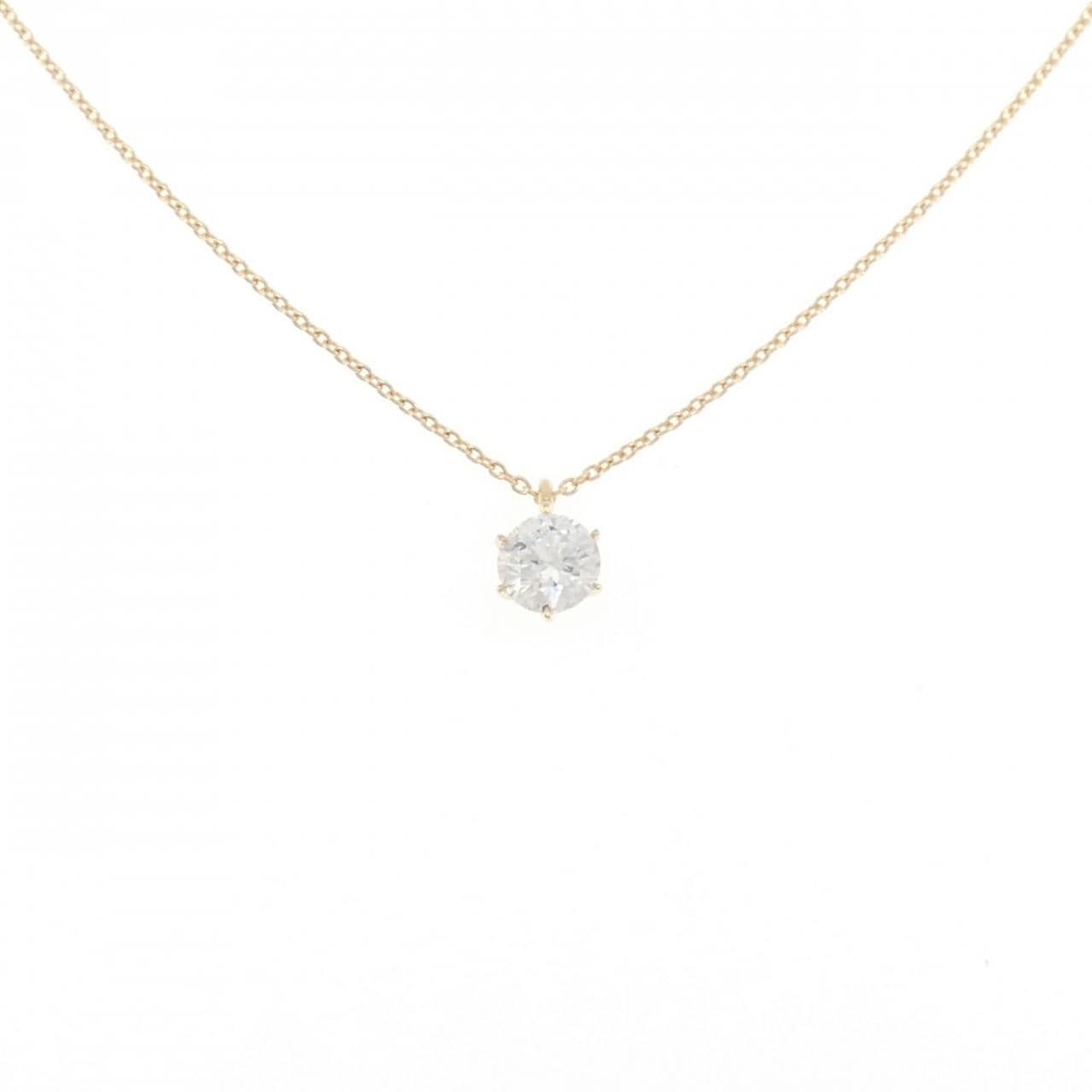 【リメイク】K18YG ダイヤモンド ネックレス 0.506CT H SI2 Good