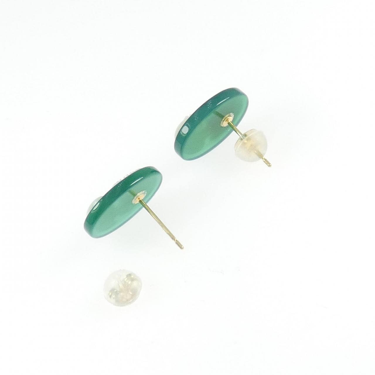 K18YG シェルカメオ ピアス