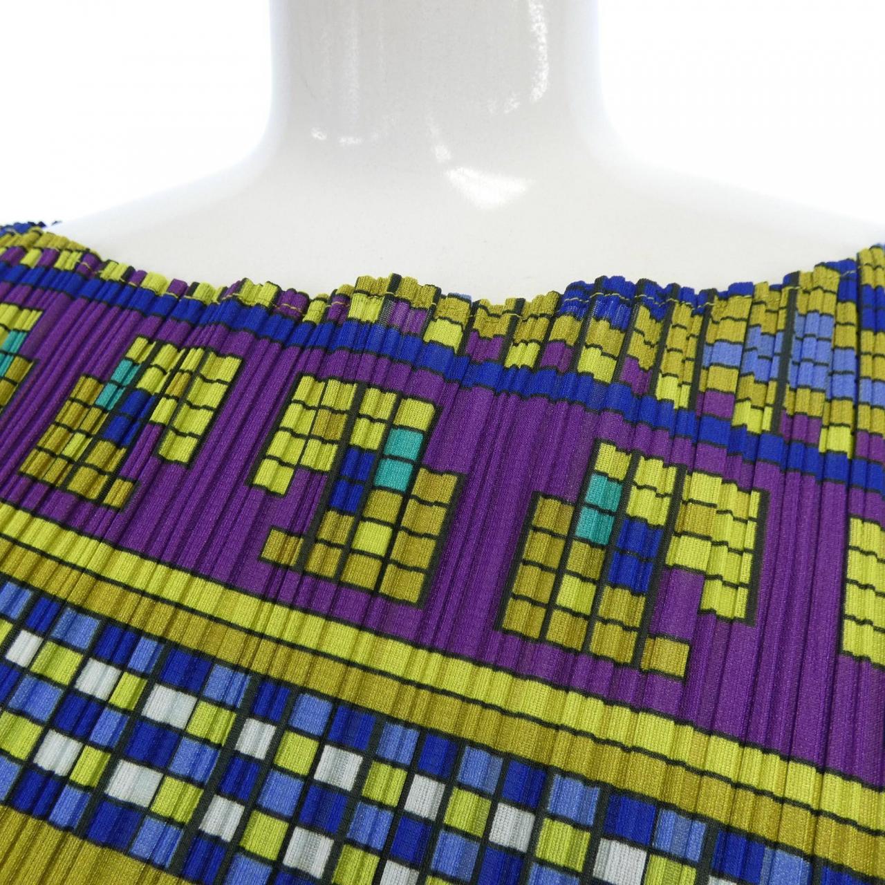 プリーツプリーズ PLEATS PLEASE 2010 アシンメトリーチロリアン PP03-JH553 7565068 ワンピース