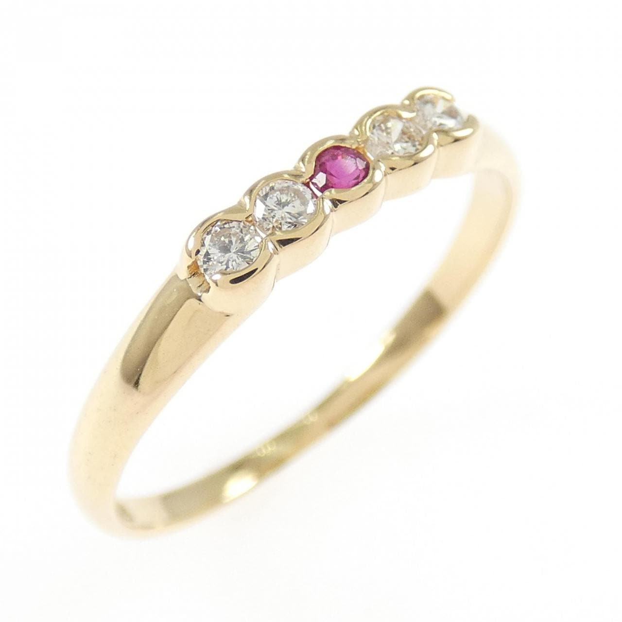 K18YG ルビー リング