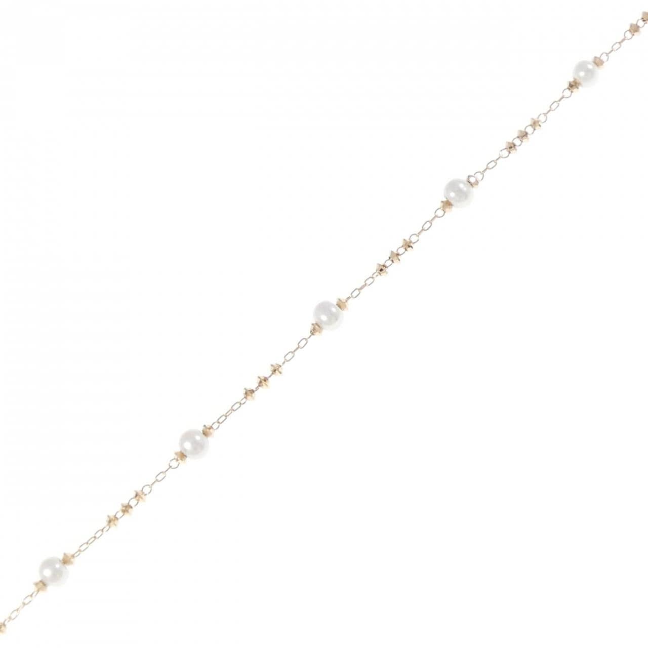 K18PG 淡水パール ブレスレット