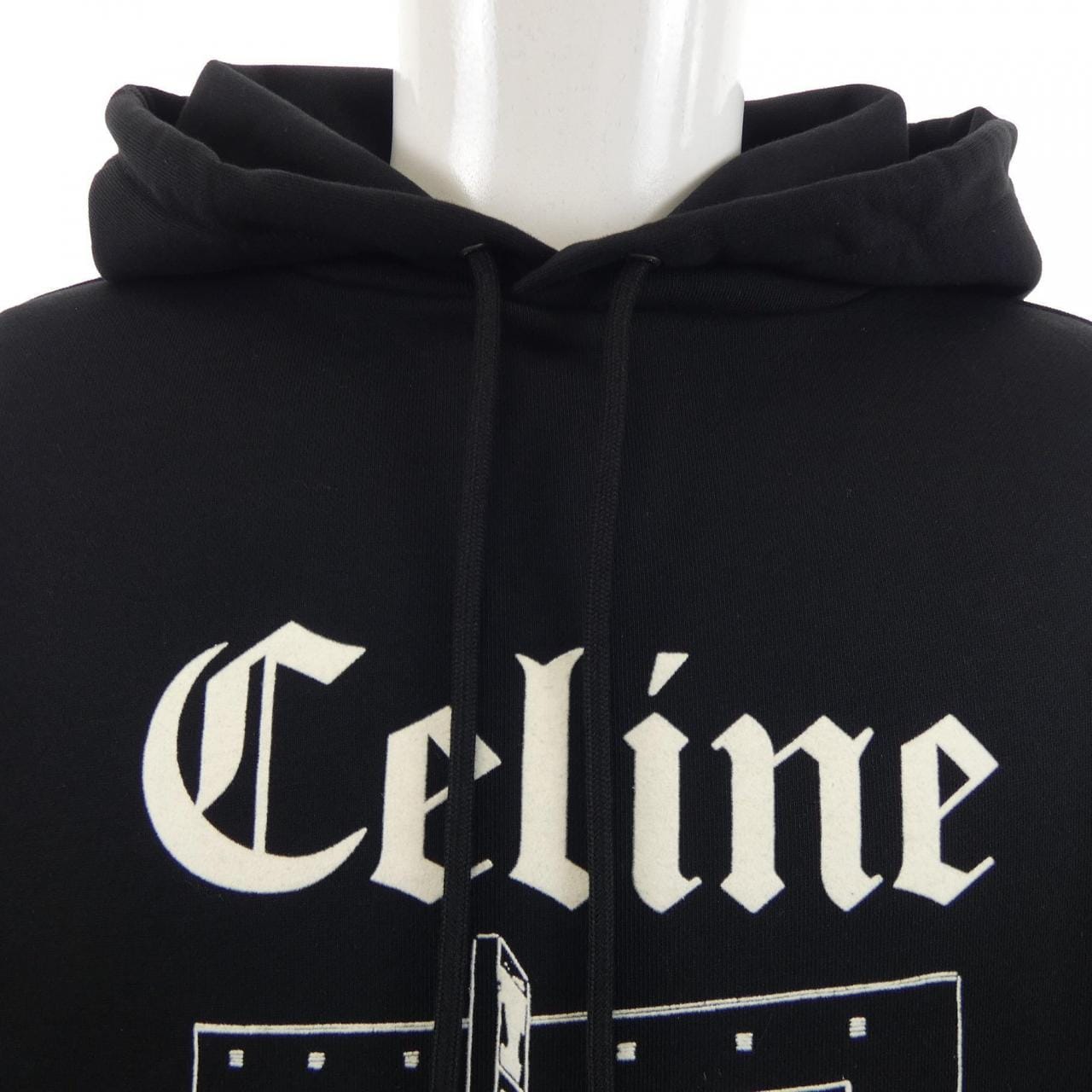 セリーヌ CELINE トルバドゥールフェルトロゴプルオーバーパーカー RY037510Z パーカー