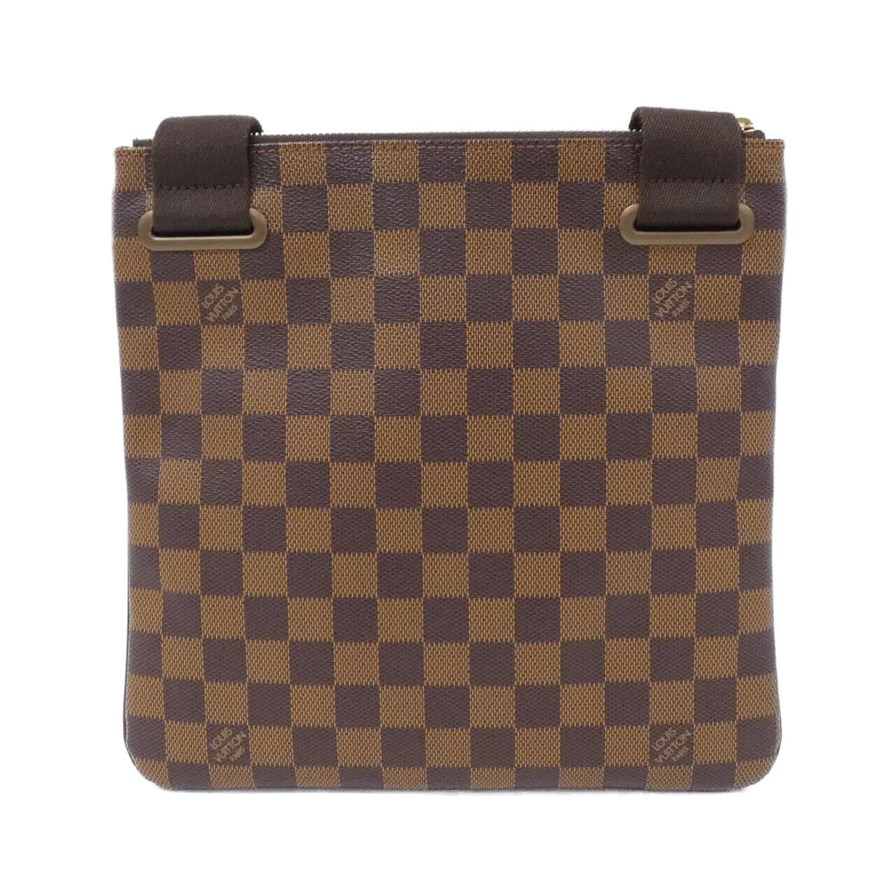 LOUIS VUITTON Damier Pochette Plat 布魯克林 N41100 單肩包