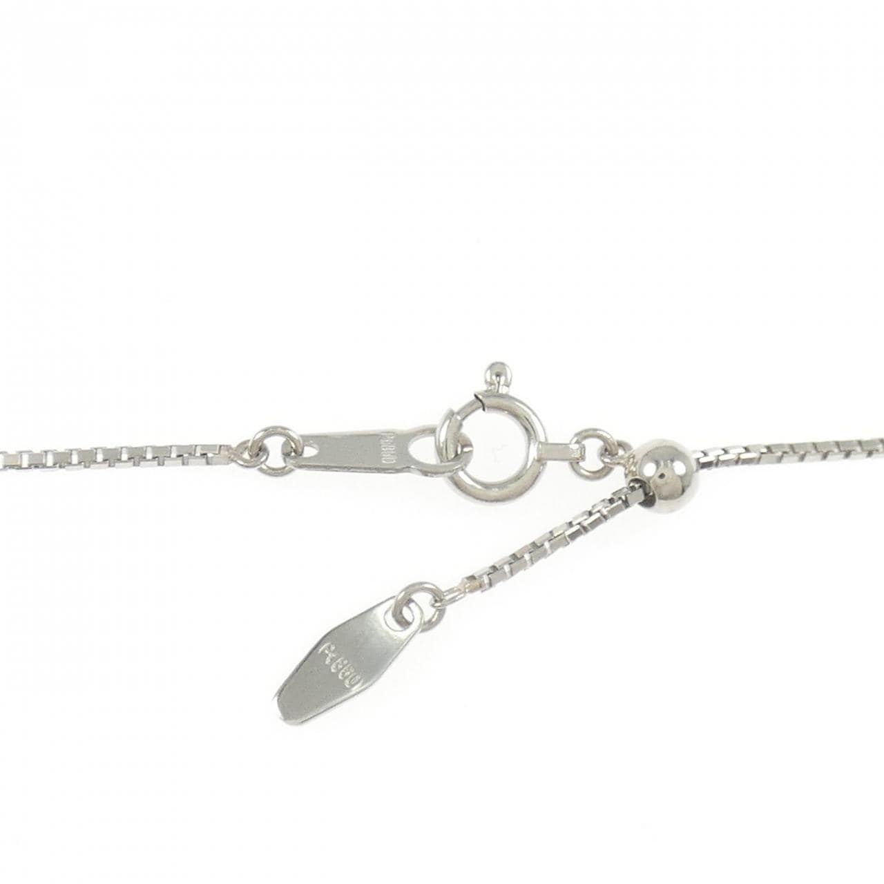 PT900/PT850 フラワー ダイヤモンド ネックレス 2.013CT