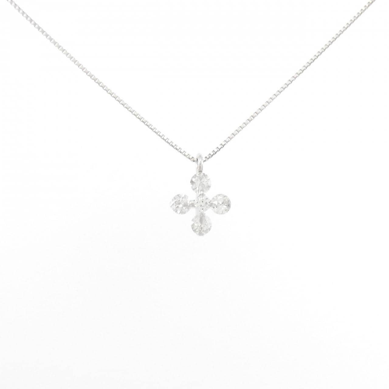PT900/PT850 ダイヤモンド ネックレス 0.30CT