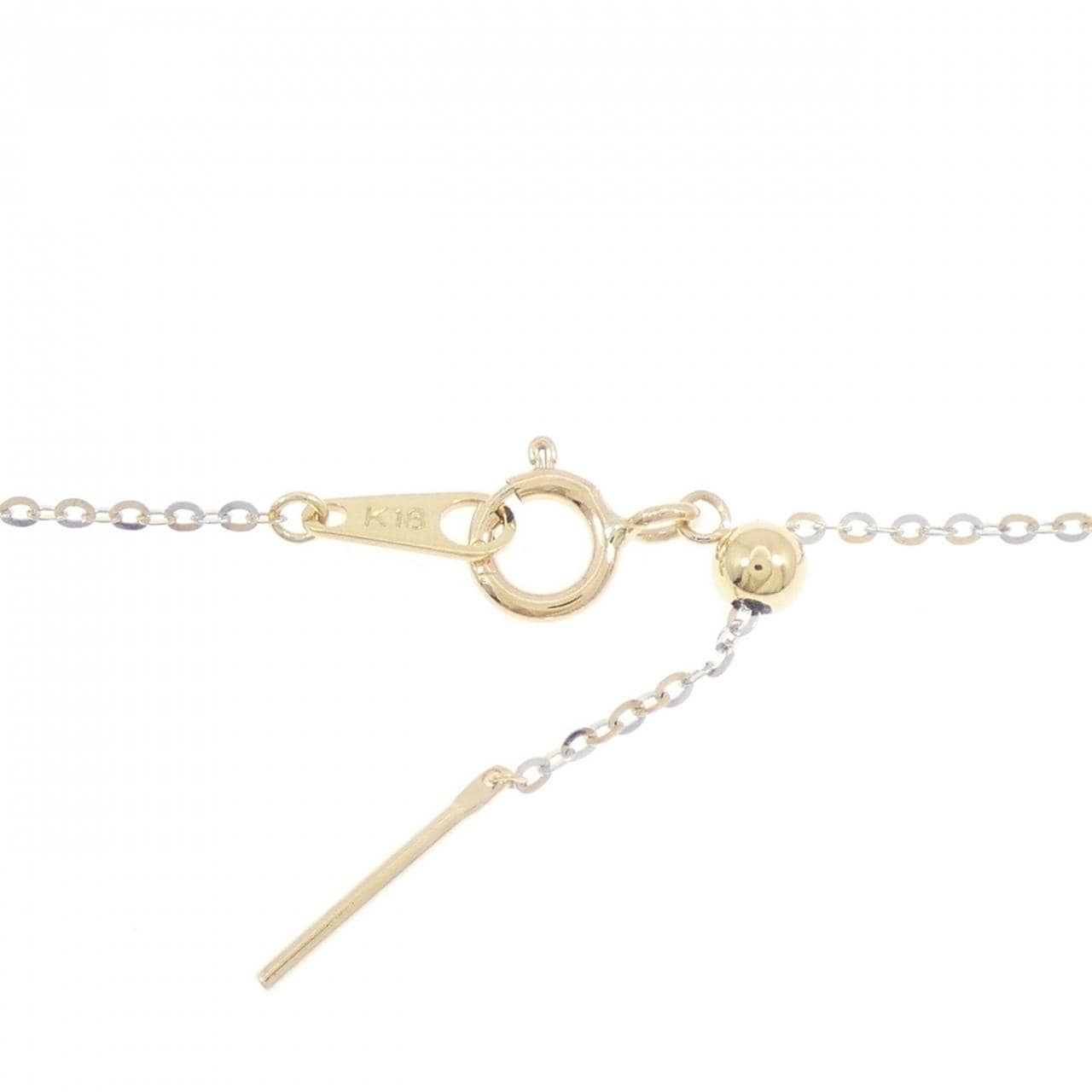 K18YG/K18WG ターコイズ ネックレス 2.50CT