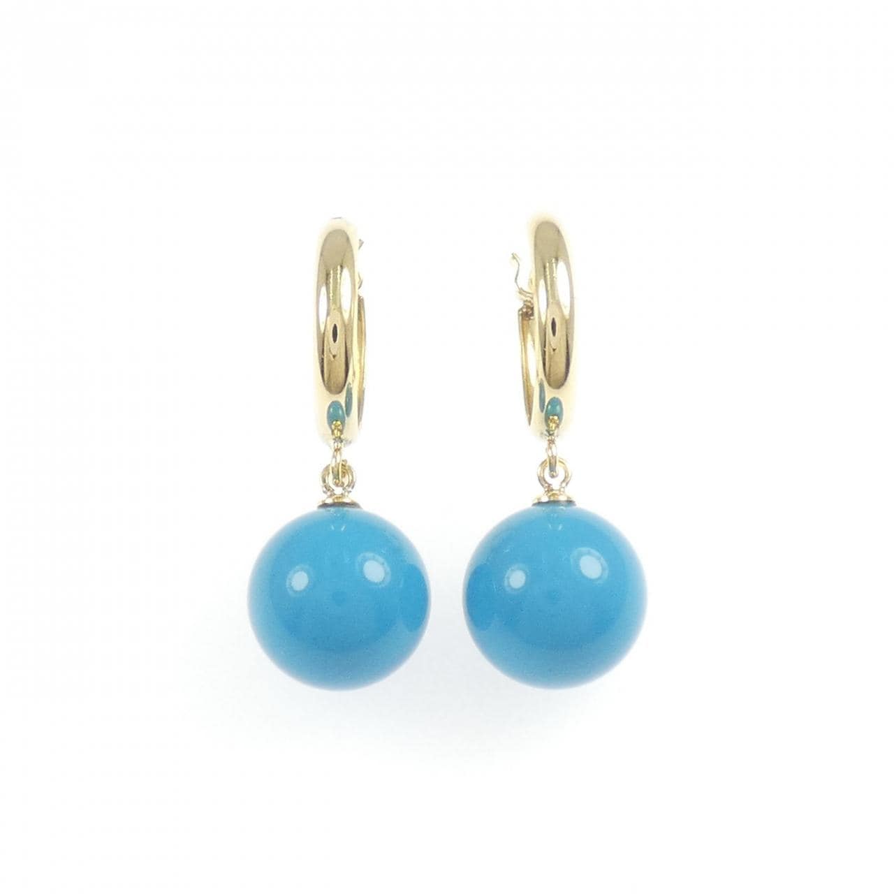 K18YG 樹脂 ピアス