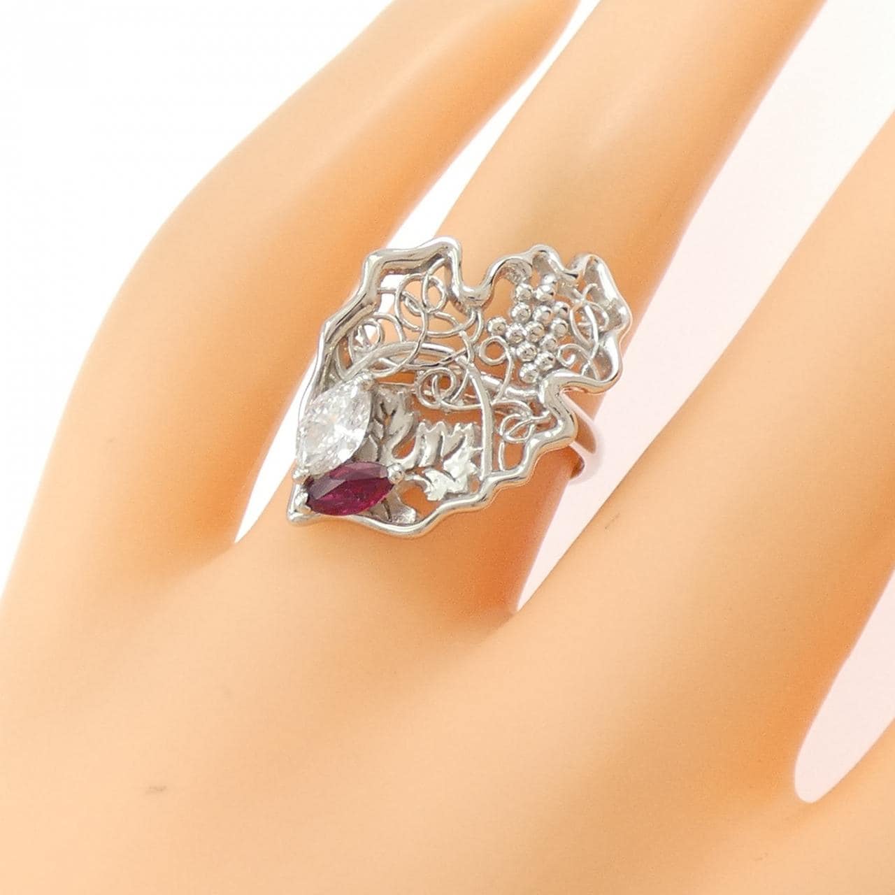 平和堂 ルビー リング 0.24CT