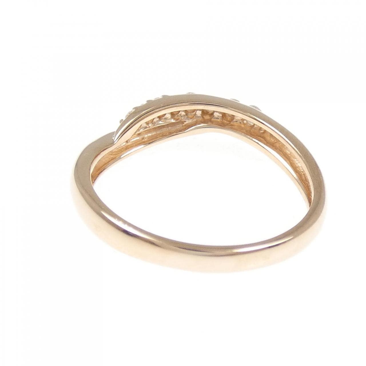 K18PG ダイヤモンド リング 0.10CT