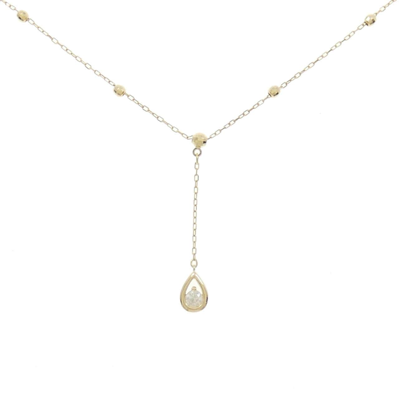 K18YG ダイヤモンド ネックレス 0.07CT
