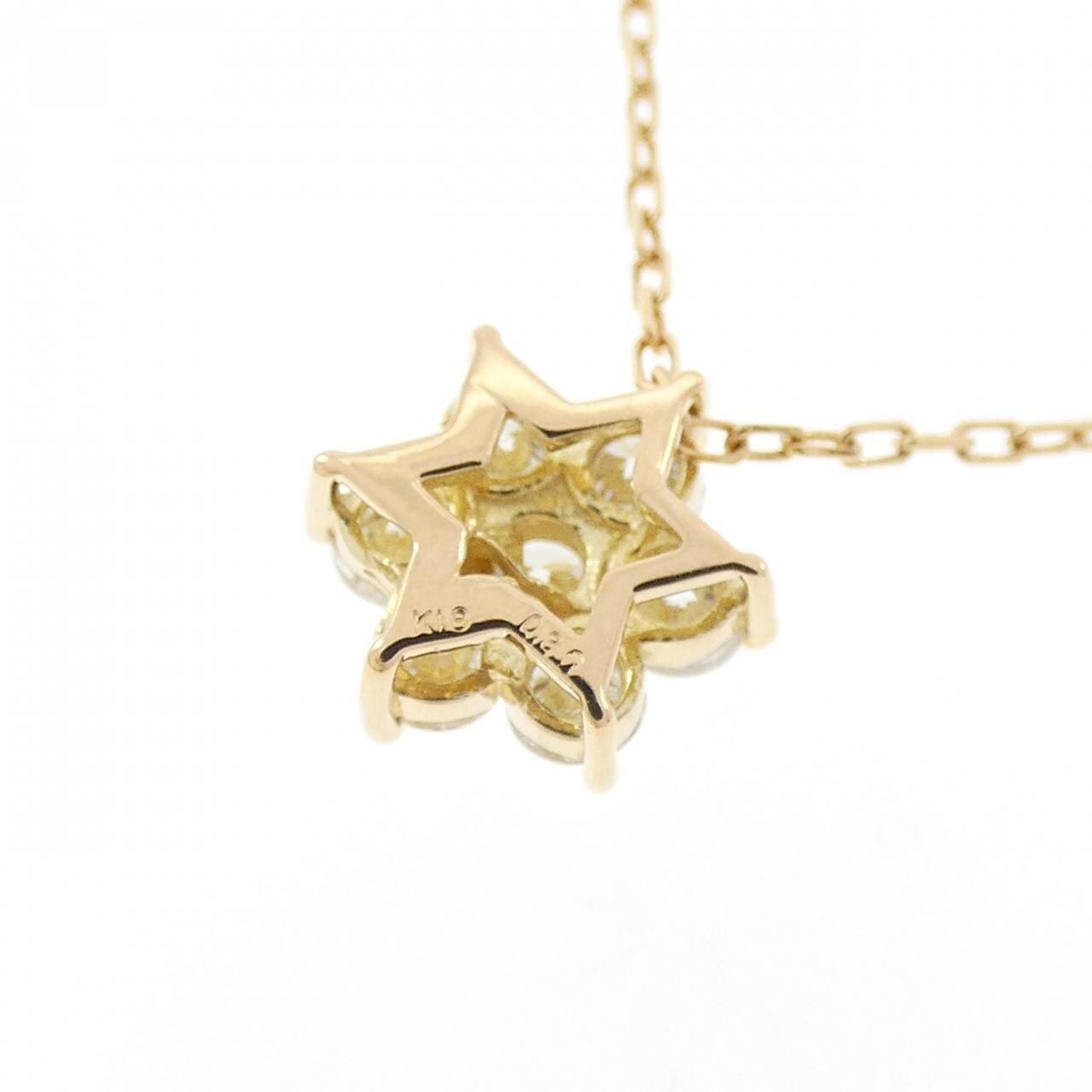 K18YG ダイヤモンド ネックレス 0.30CT