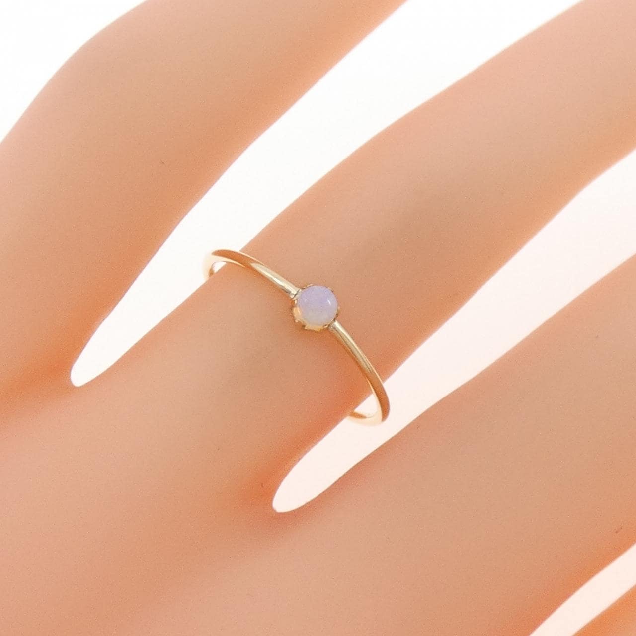 アガット オパール リング