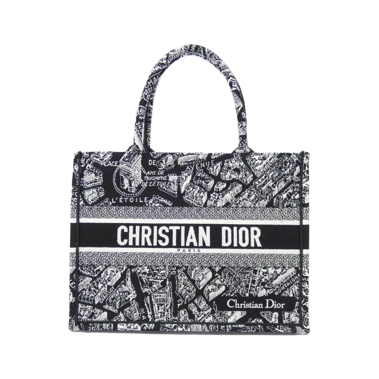 [未使用品] Christian DIOR PLAN DE PARIS DIOR Book Tote 中 M1296ZOMP 套件