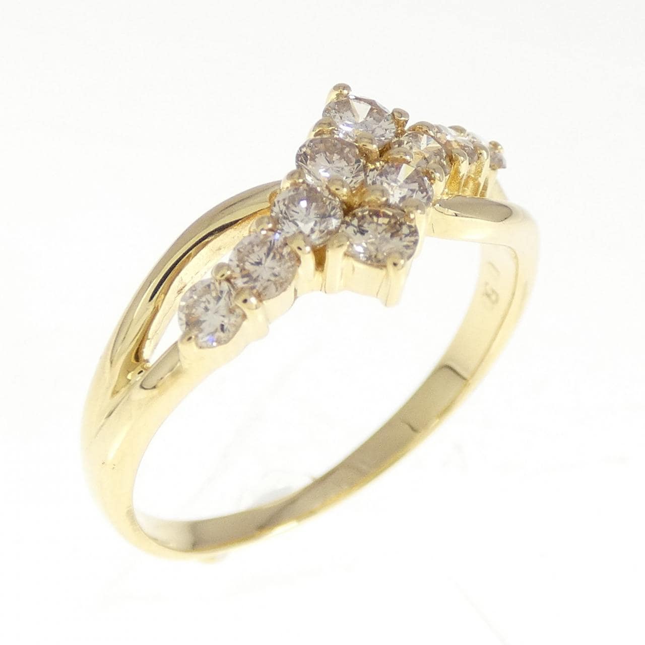 K18YG ダイヤモンド リング 0.50CT
