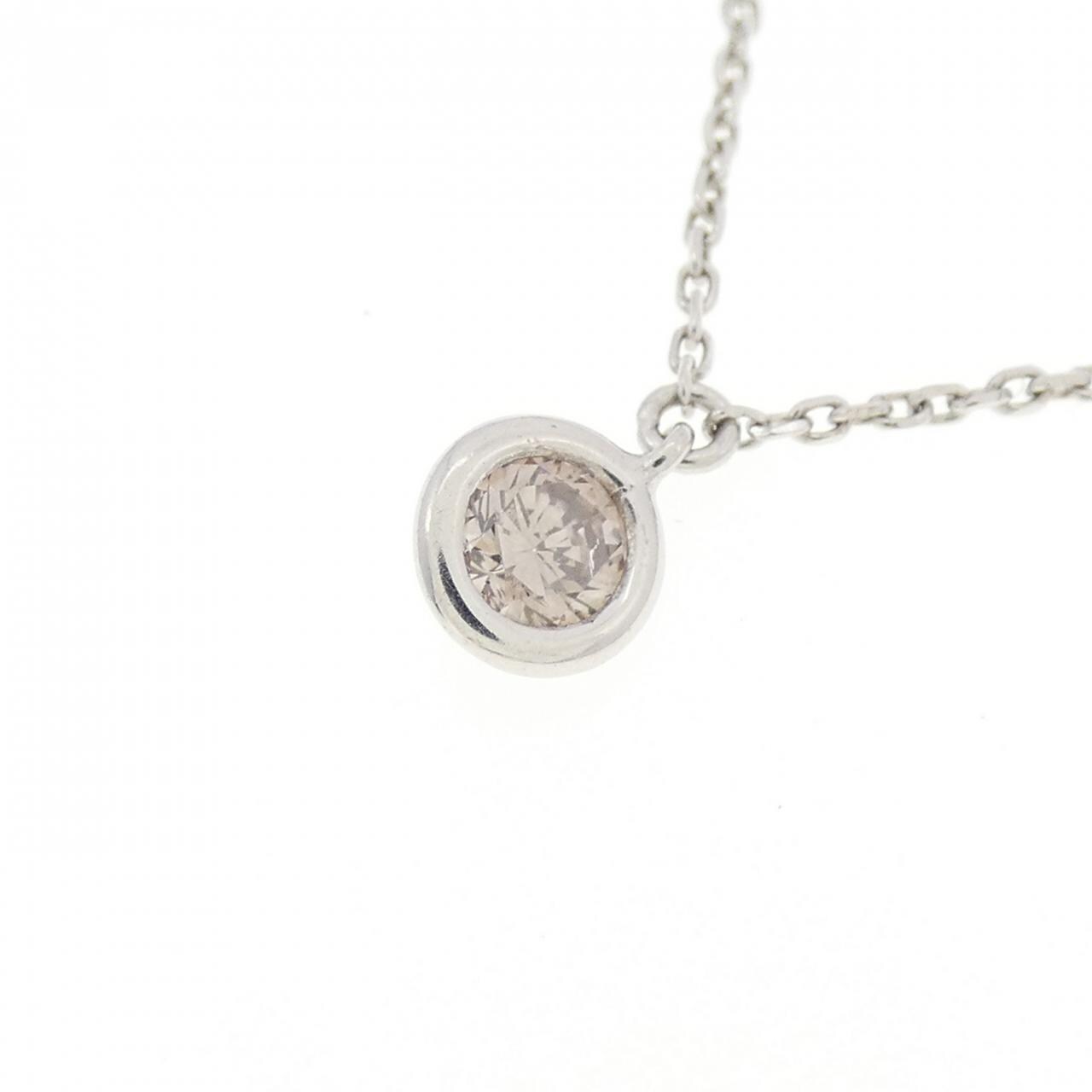 K18WG ダイヤモンド ネックレス 1.053CT