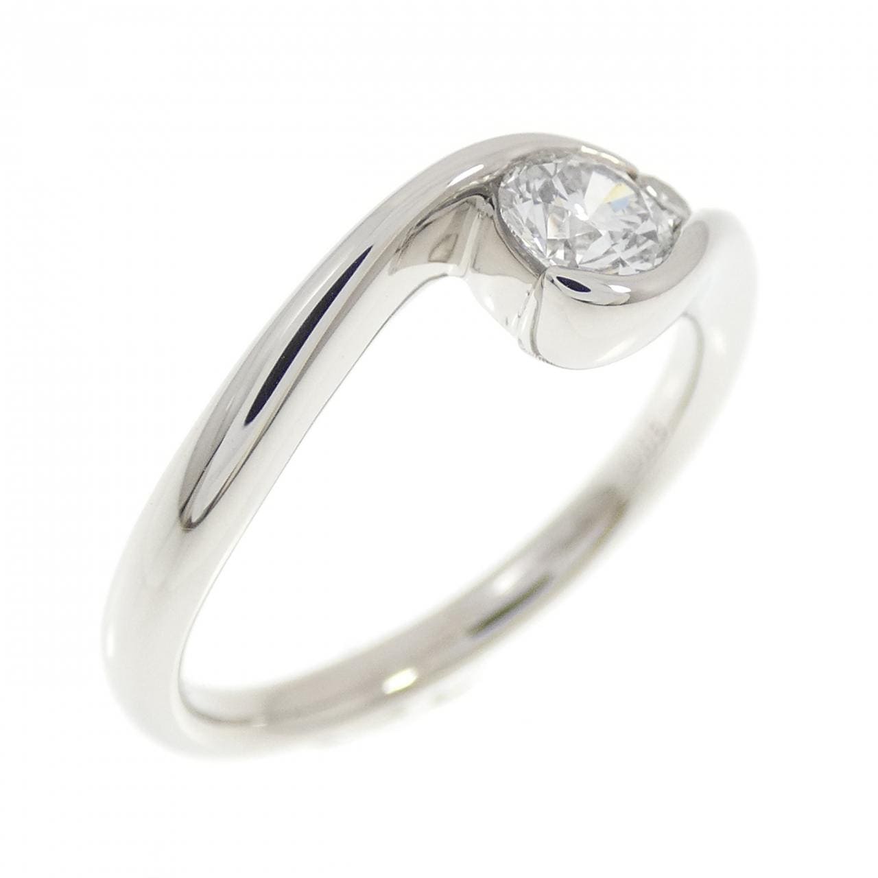 PT900 ダイヤモンド リング 0.322CT D SI1 3EXT H＆C