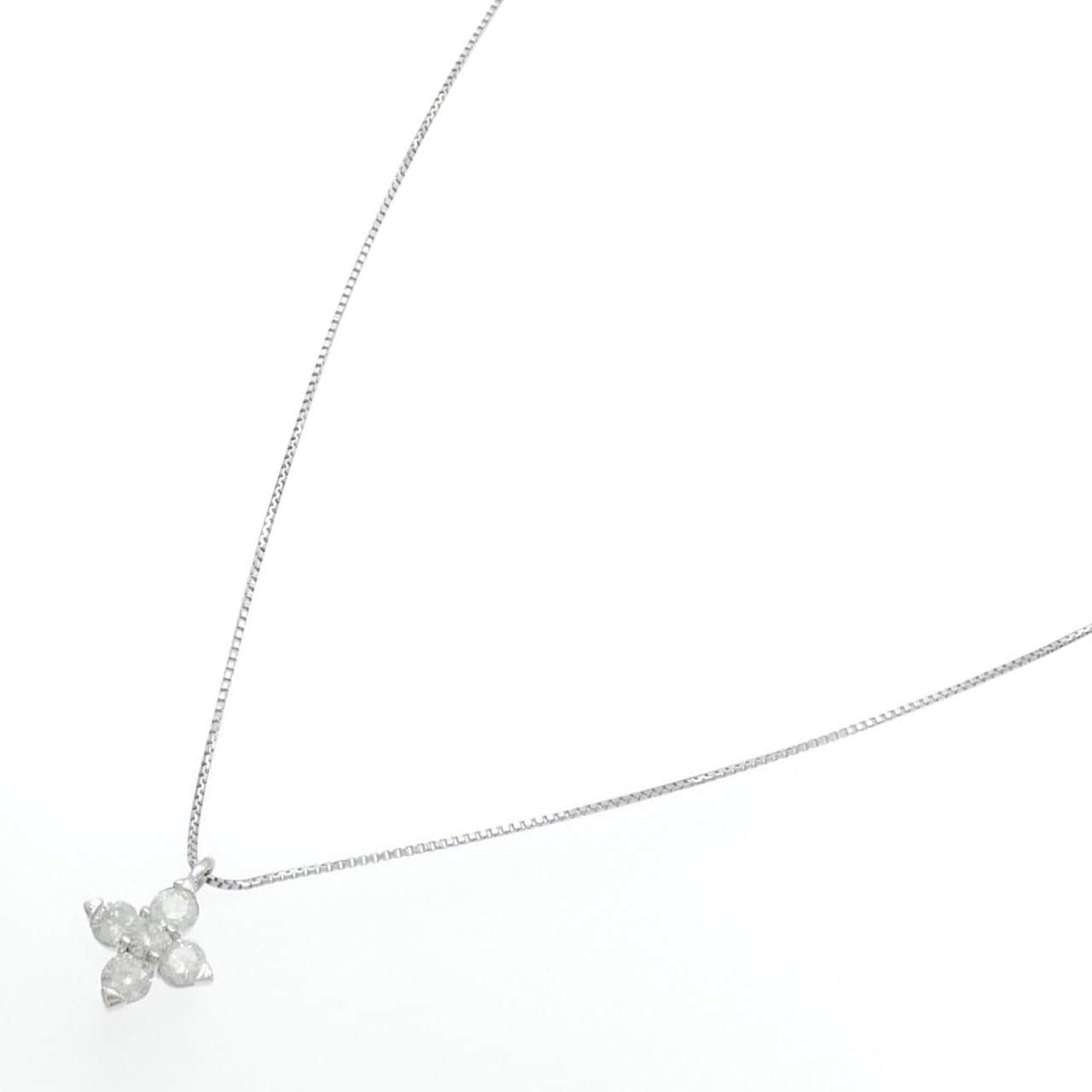 PT900/PT850 ダイヤモンド ネックレス 0.30CT
