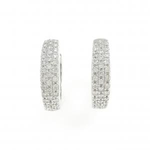 PT900 ダイヤモンド ピアス 1.00CT