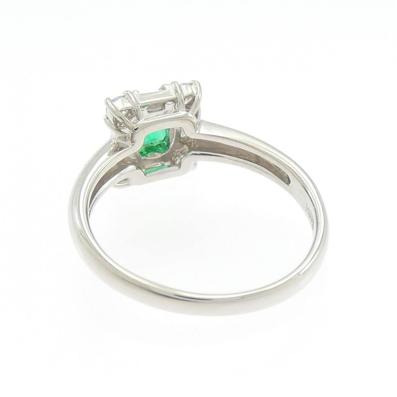 PT900 エメラルド リング 0.43CT