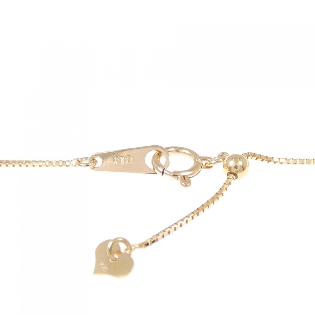 K18PG ダイヤモンド ネックレス 0.580CT