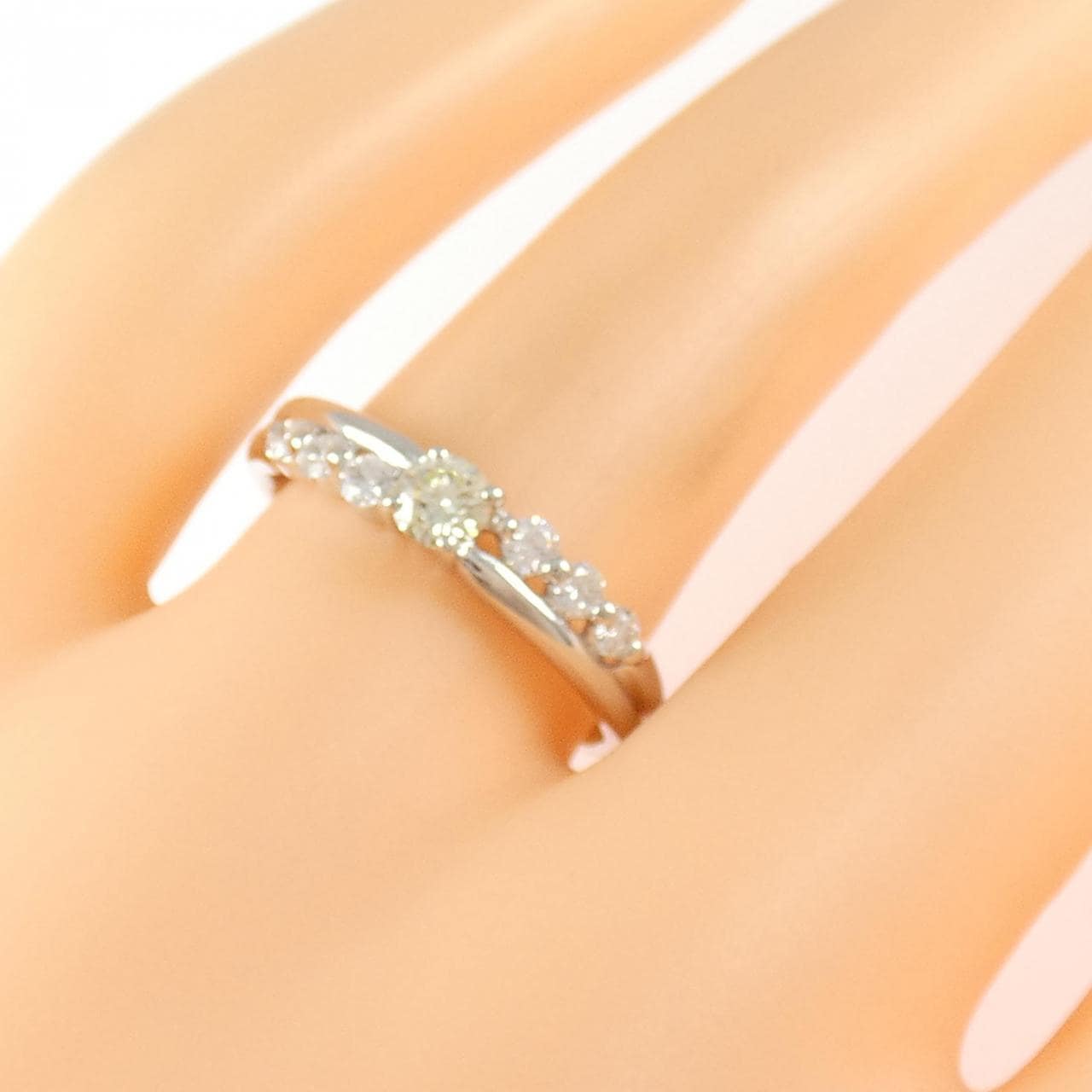 K18WG ダイヤモンド リング 0.188CT