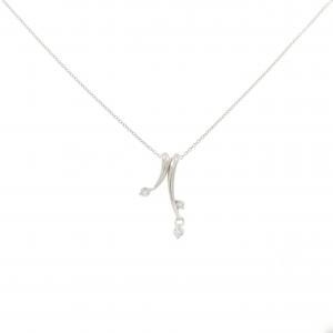 K18WG ダイヤモンド ネックレス 0.03CT