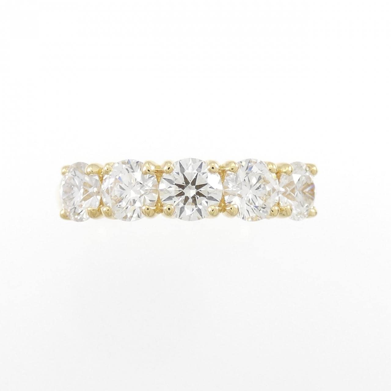 K18YG Diamond Ring 1.580CT G VS2 3EXT-EXT