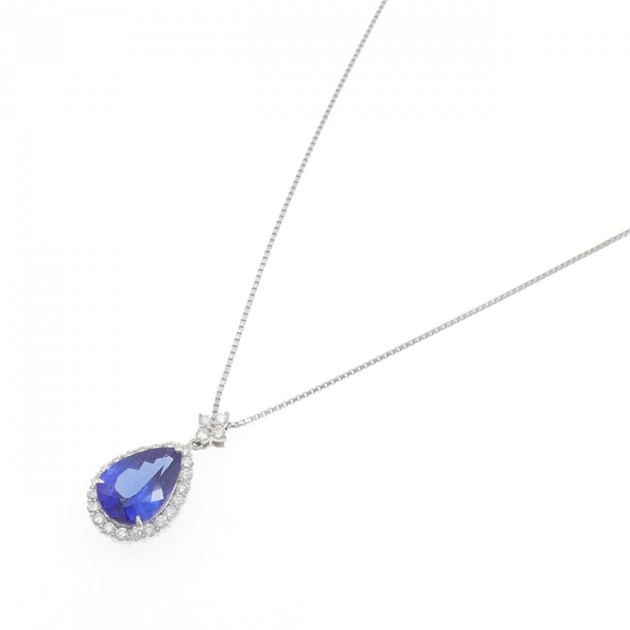 PT900/PT850 タンザナイト ネックレス 6.61CT
