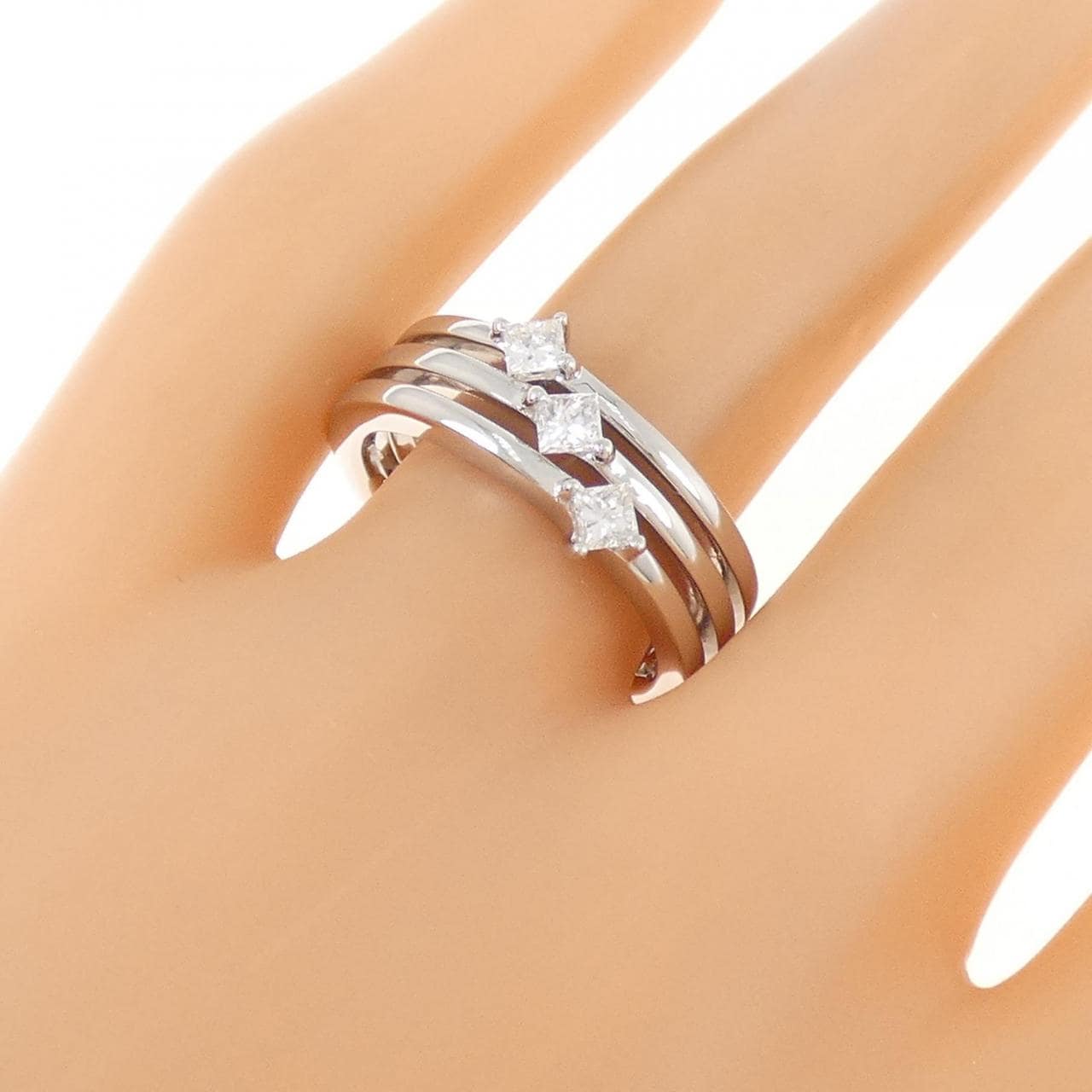 PT900 ダイヤモンド リング 0.30CT