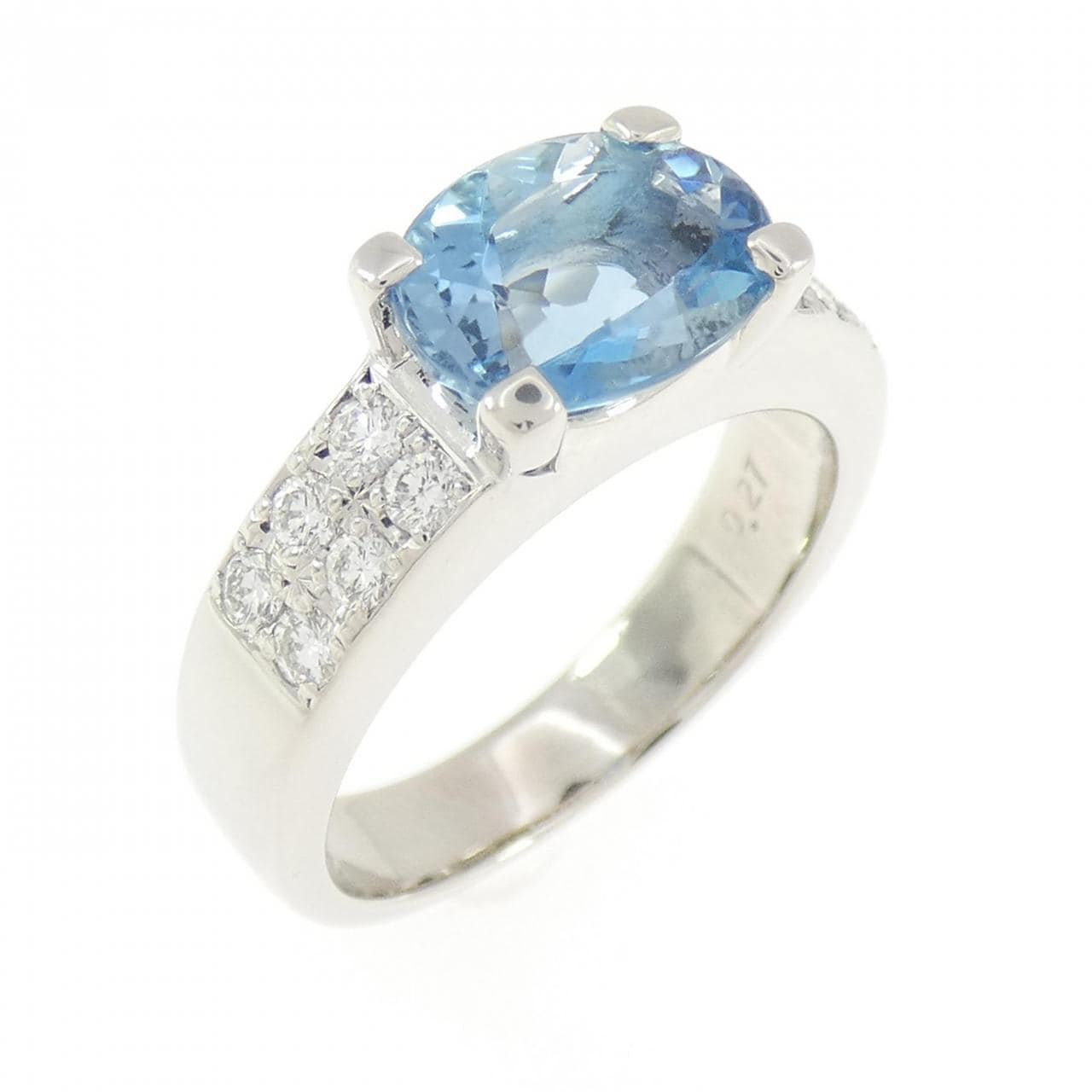 タサキ アクアマリン リング 1.55CT