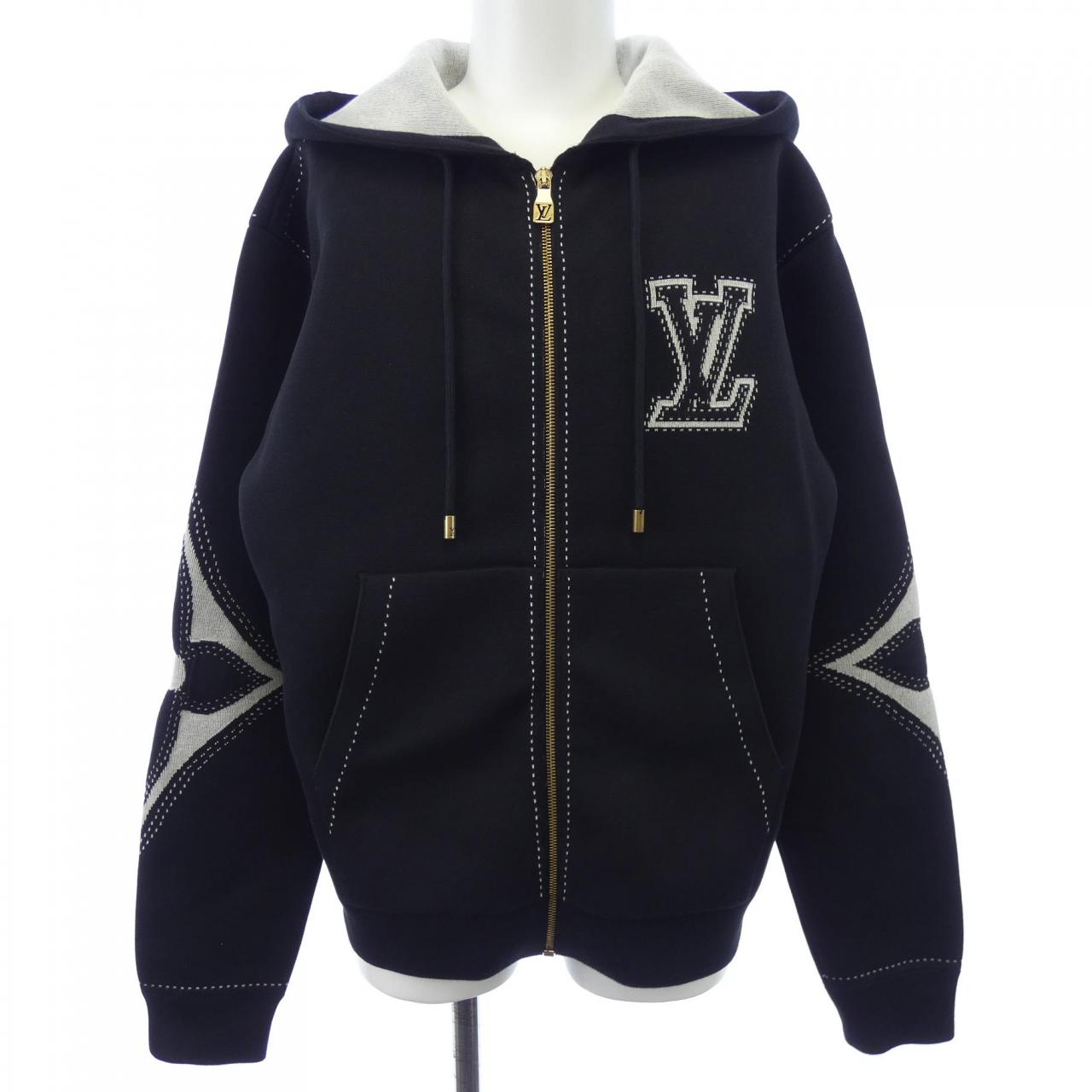 ルイヴィトン LOUIS VUITTON グラフィックインターシャジップコットンフーディ HRN89WAUR パーカー