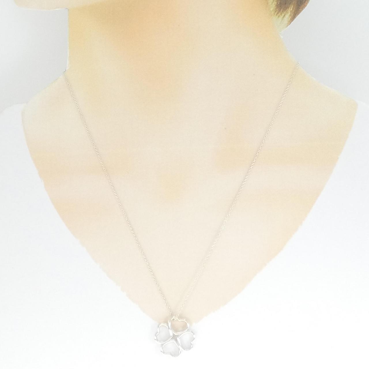 Tiffany on sale clover necklace