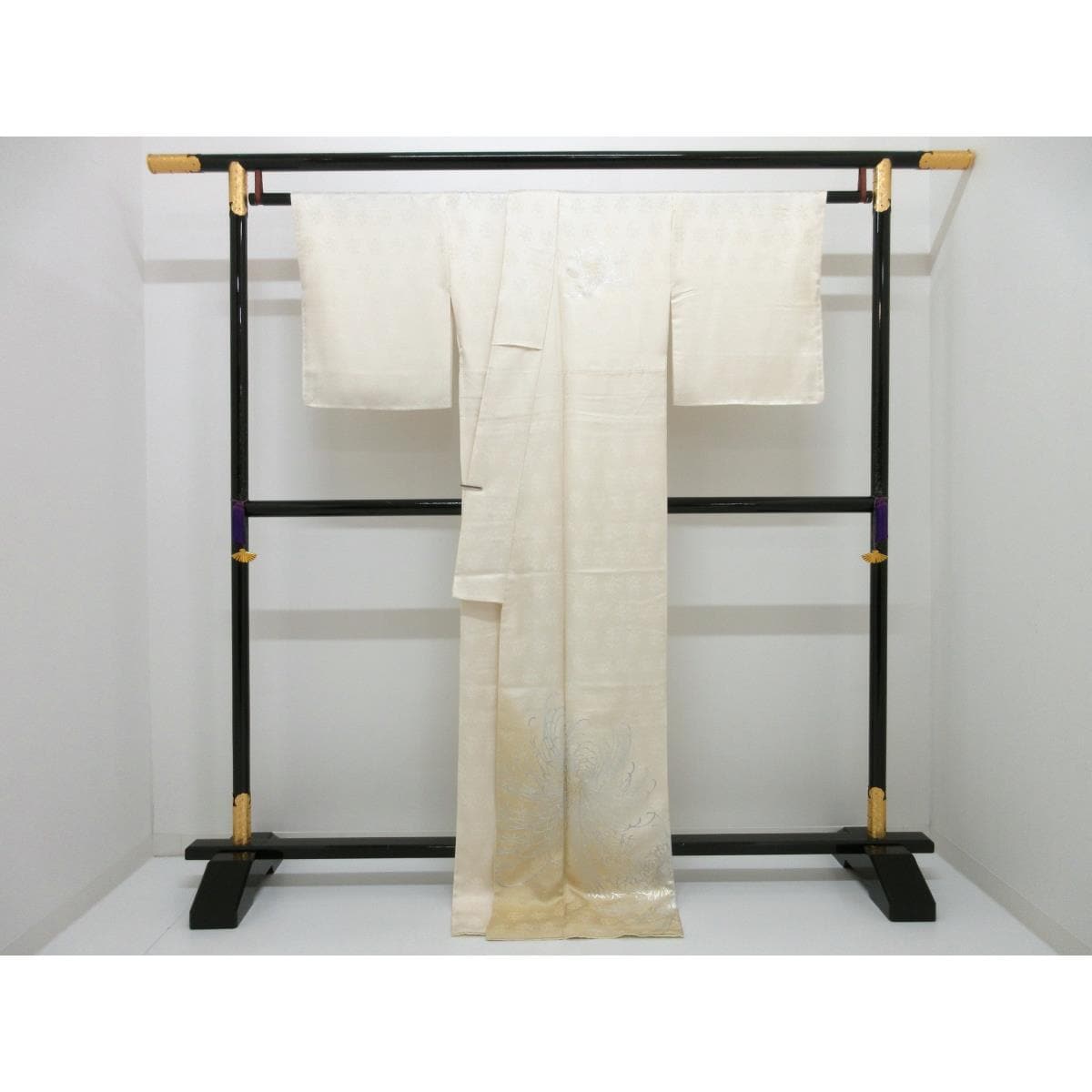 【未使用品】訪問着 銀彩加工 ボカシ染