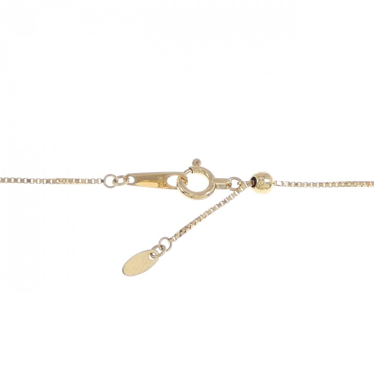 K18YG 2WAY ダイヤモンド ネックレス 0.33CT