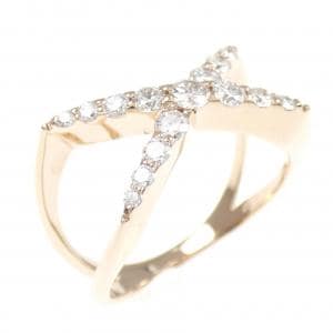 K18PG ダイヤモンド リング 0.50CT
