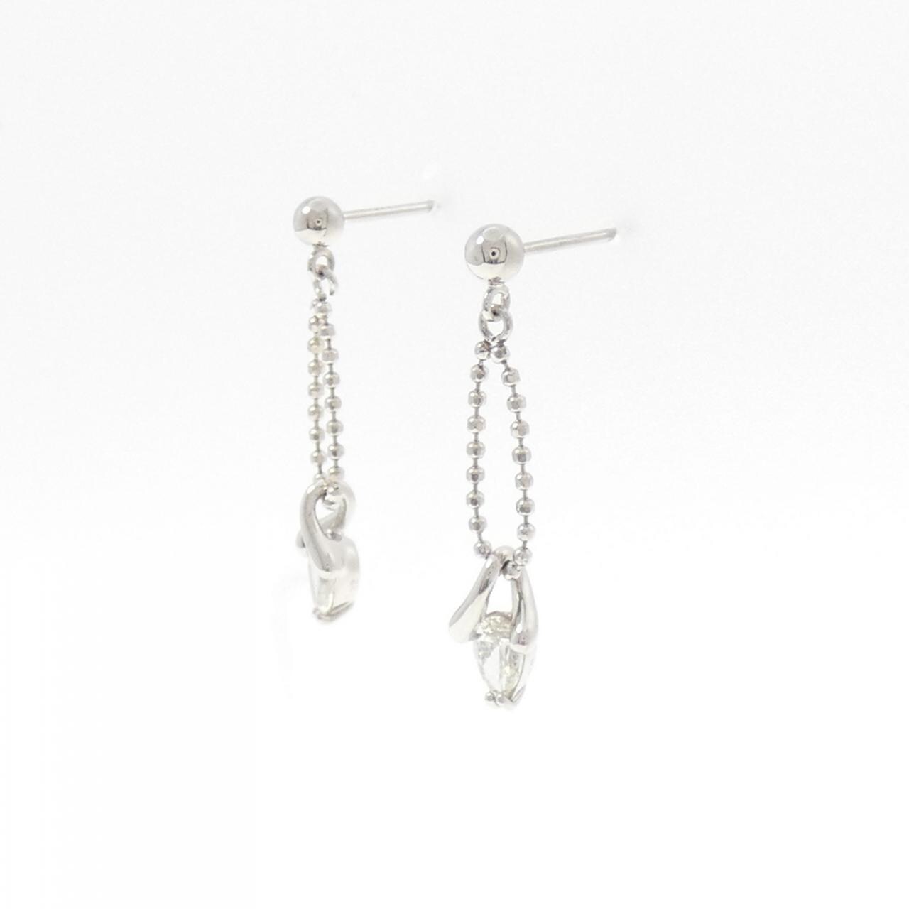 PT900 ダイヤモンド ピアス 0.44CT