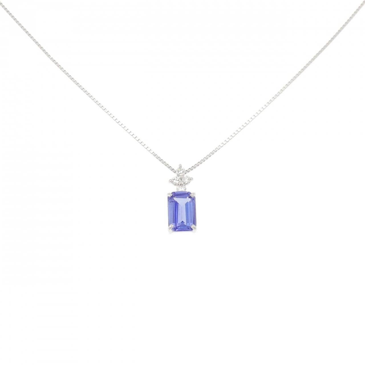 PT Tanzanite Necklace 0.85CT