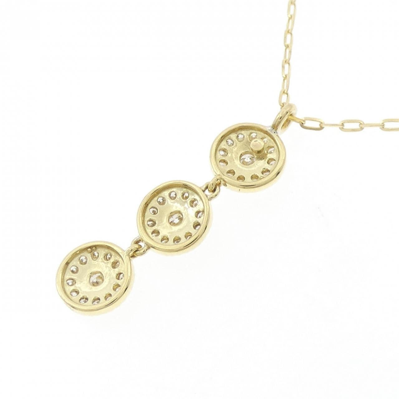 K18YG ダイヤモンド ネックレス 0.28CT
