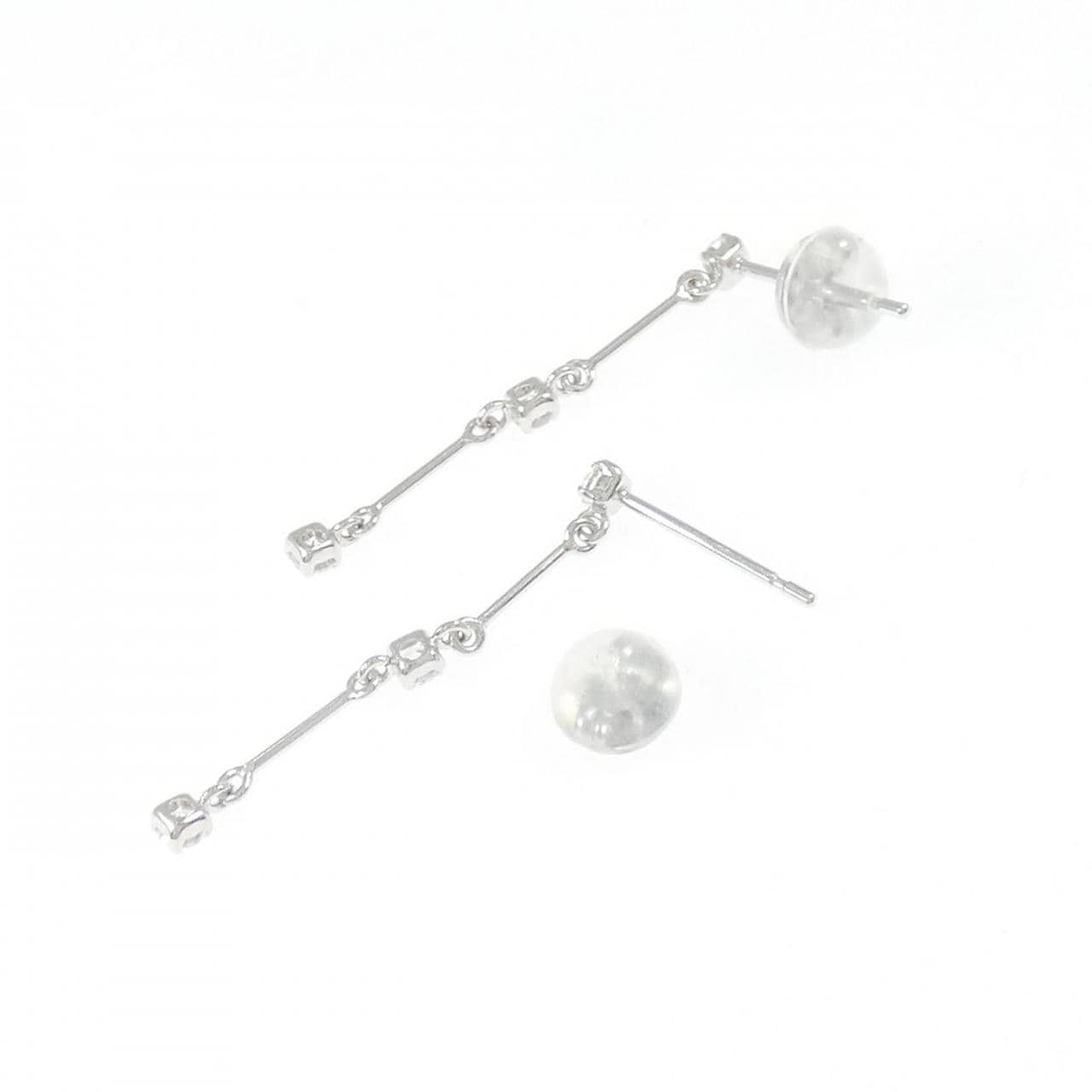 K14WG キュービック ピアス