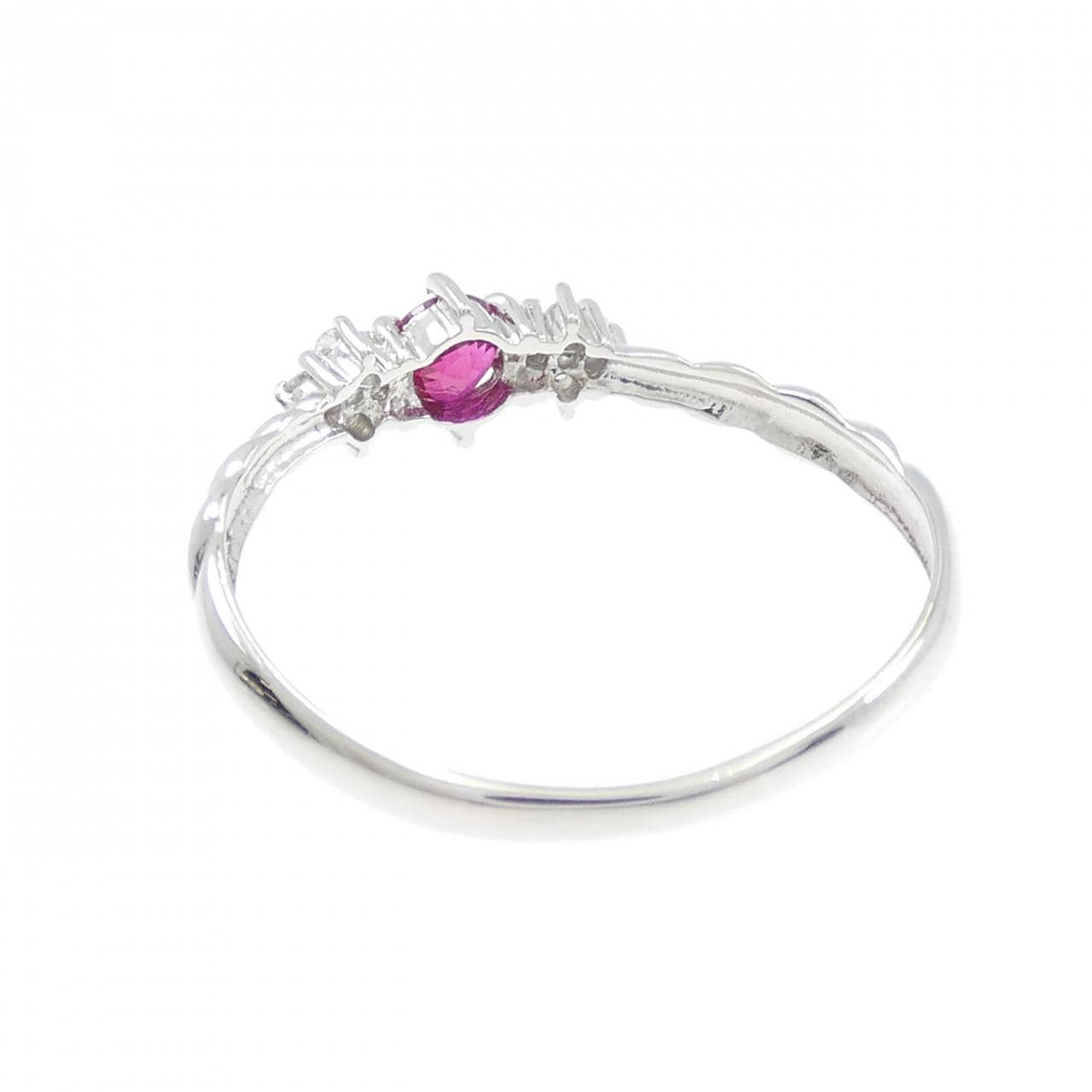 PT900 ルビー リング