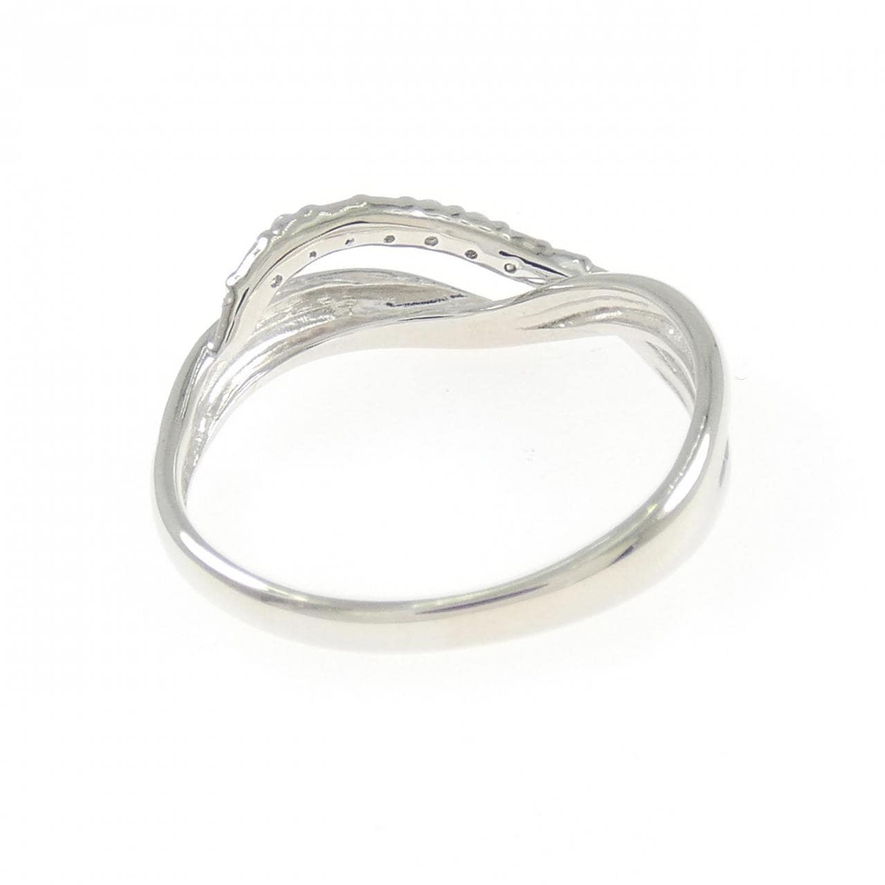 K18WG ダイヤモンド リング 0.15CT