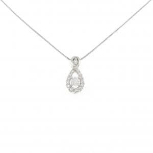 PT950/PT850 ダイヤモンド ネックレス 0.179CT