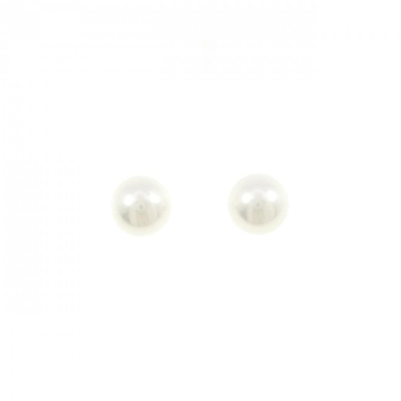 PT900 アコヤパール ピアス 7.7mm
