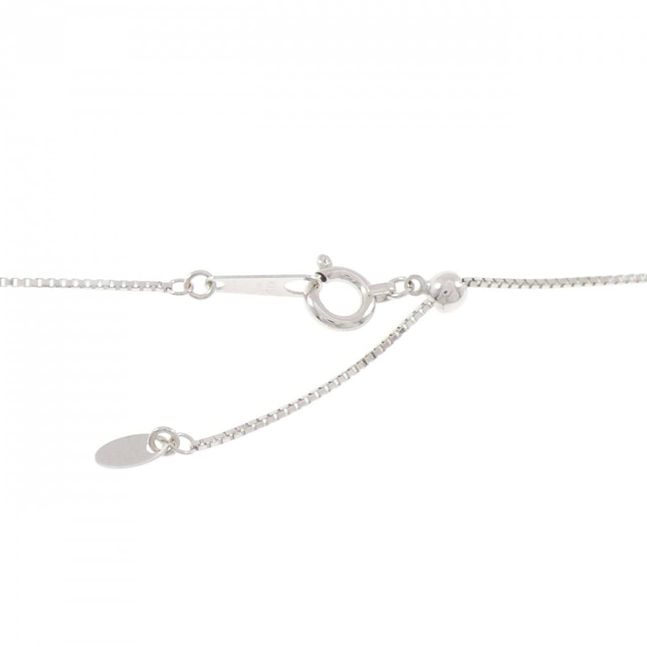 K18WG クロス ダイヤモンド ネックレス 1.00CT