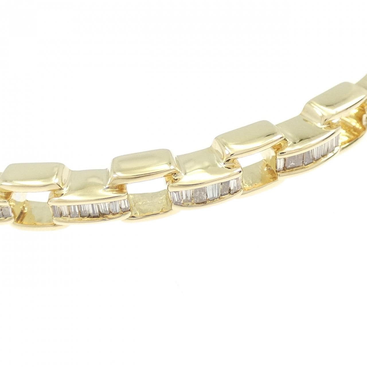 K18YG/K18WG ダイヤモンド バングル 0.40CT