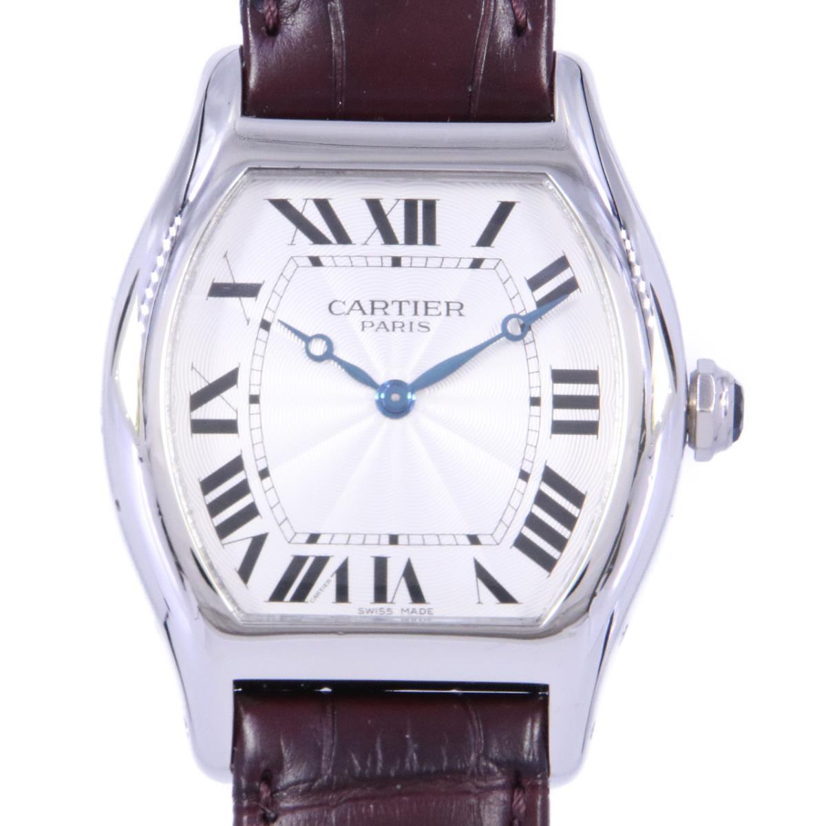 カルティエ　Ｗ１５３２８５１　トーチュＬＭ　ＰＴ　手巻