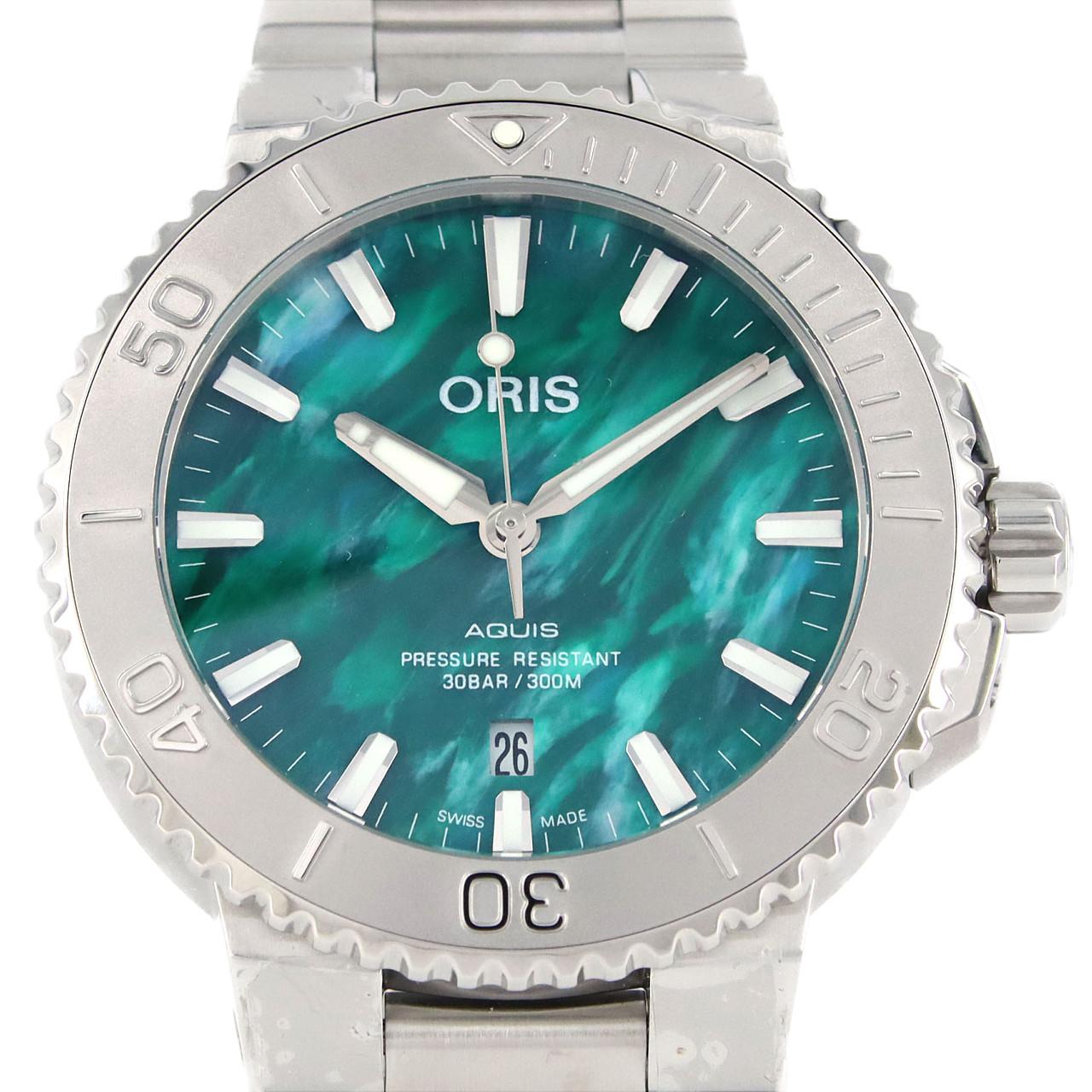 [新品] Oris Aquis Oris x Bracelet Net 01 733 7730 4137-07 SS自動上弦